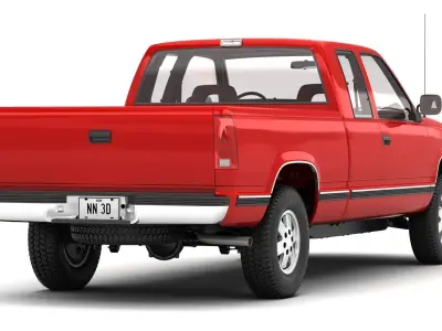 GENERIC PICKUP TRUCK 25 3D model