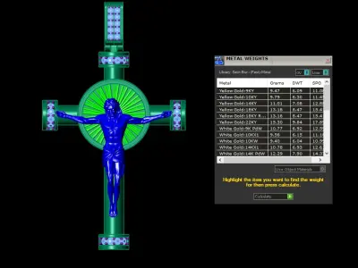 Cross Jesus 3D print model