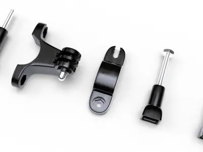 Bike handle mount 3D model