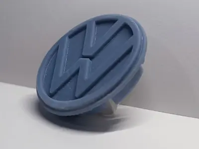 Wheel covers with Volkswagen emblem for 3D printing 3D print model