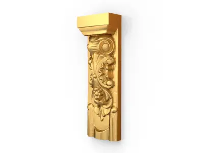 Classic decor ornament carved 15 3D model