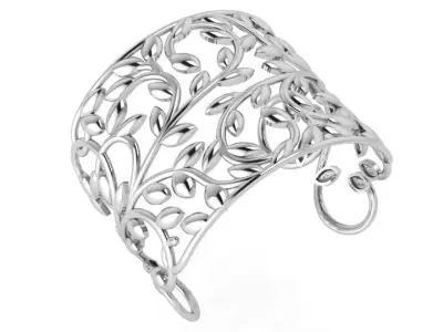 Leaf Bracelet 4545 3D print model