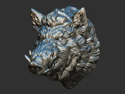 Boar hog 3D print model