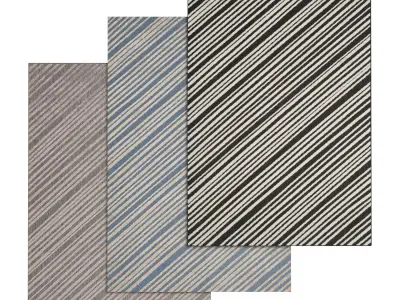 Rug Set 2402 3D model