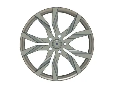 Peugeot RCZ Rims Model  3D print model