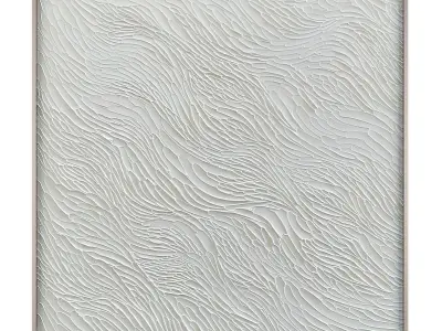 Art330 wall art with waves Low-poly 3D model