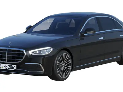 Mercedes-Benz S-Class W223 Long  AMG  Maybach 3D model