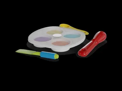 Cars and action games Play Dough Set 3D model purchase