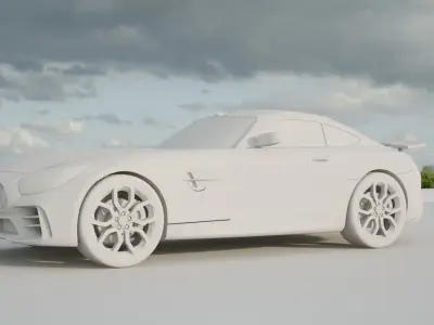 3D Mercedes-AMG GT R Coupe model 3D model