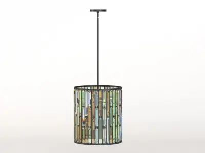 Elstead Lighting Gemma Crystal Pendant Medium Pendant Light 3D model