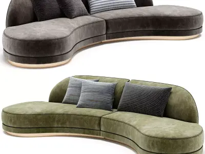 PRESTIGE Modular Sofa By Sicis 3D model