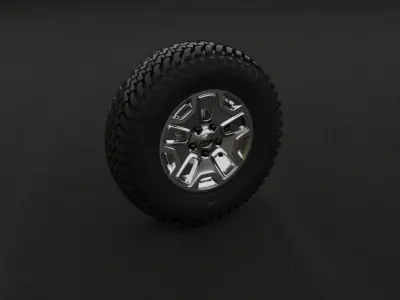 car Tire 3D model