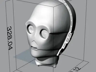 C3PO 3D scan files Free 3D print model