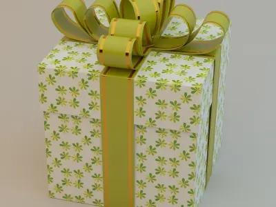 Gift Box Present box Collection 3D model