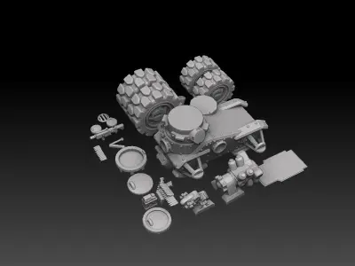 Armored Vehicle Panzer Buggy 3D print model