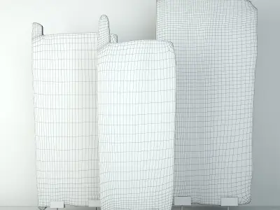 Old Igbo Grain Doors 3D model