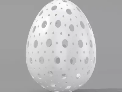 Egg Sculpture N003 3D print model