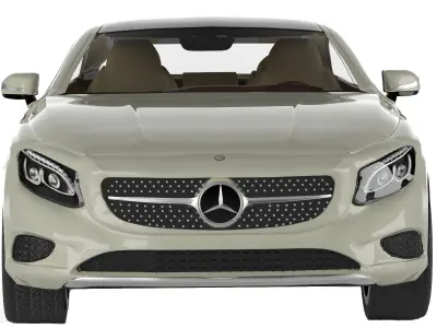 Mercedes-Benz S Class Coupe 3d car  3D model