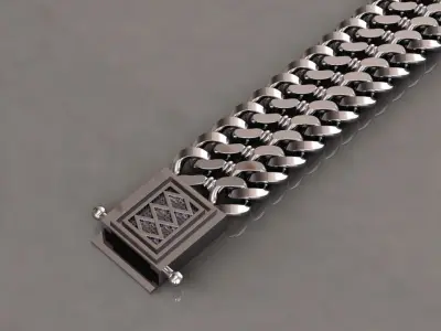 Chain Bracelets 23 3D print model