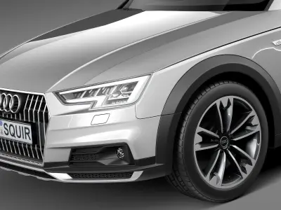 Audi A4 Allroad Quattro 2017 3D model