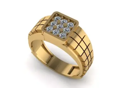 man ring free download Free 3D print model