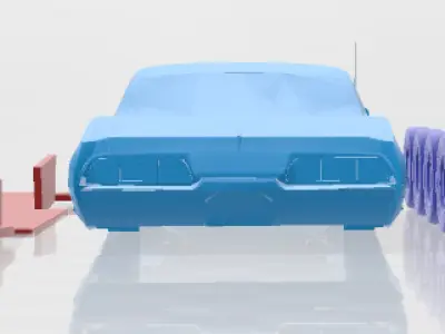 1965 Chevrolet Impala SS - Separate Parts Model 3D print model
