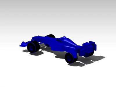 f1 car 3D print model