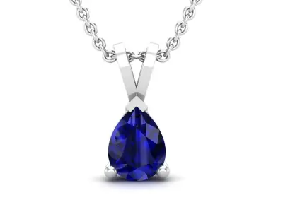AV 410 Ladies Solitaire pendant 3D print model