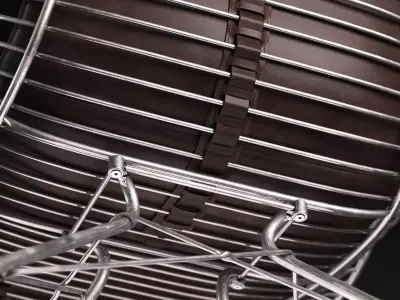 Wire lounge chair 3D model