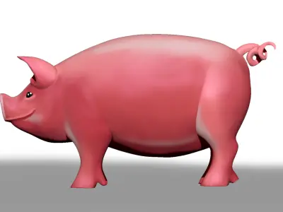 Pig Sculpt 3D model