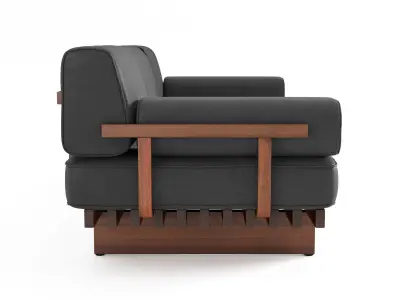 DS 80 703 Sofa with Armrests Outdoor 3D model