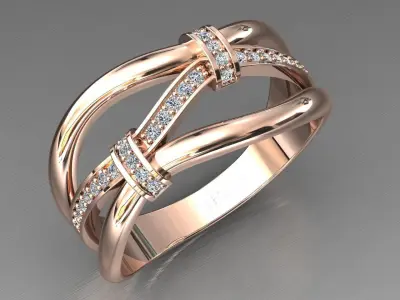 Diamond Ring Fashion 3D print model