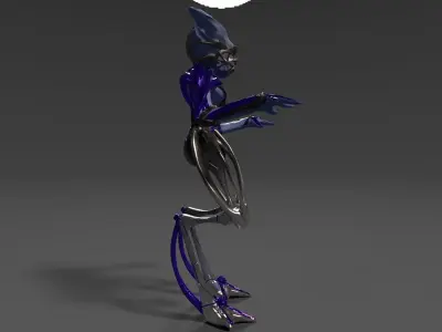 Bionic Creature A-15s Free low-poly 3D model