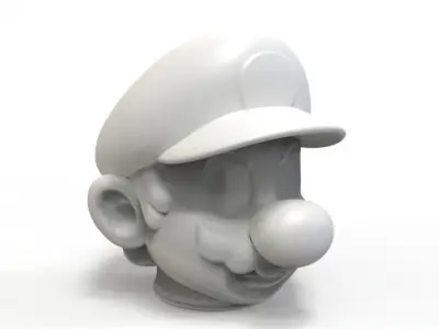 MARIO PENCIL HOLDER 3D print model
