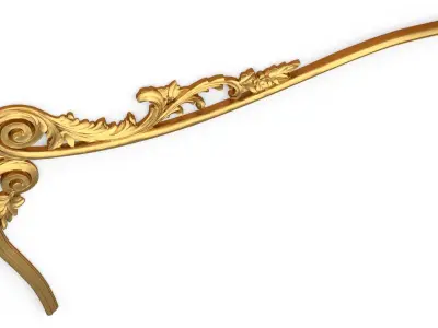 Classic carved decor ornament 393 3D model