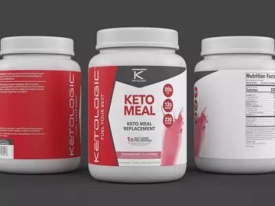 Protein Powder 3D model 23