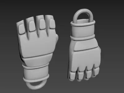 EVERLAST Kickboxing Gloves pendant 3D print model