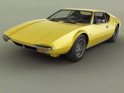 De Tomaso Pantera  1971 3D model