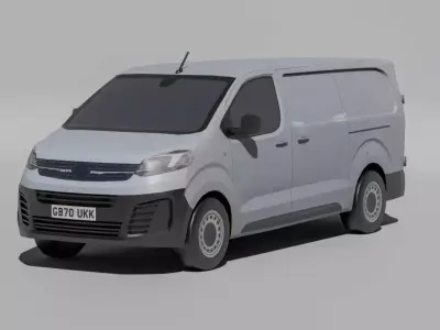 Opel Vivaro L2 H1 Diesel 2900 Low-poly 3D model