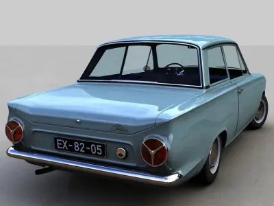 CONSUL CORTINA MK1 1962 3D model