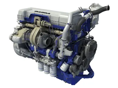 Volvo Powertrain D13 Engine 3D model