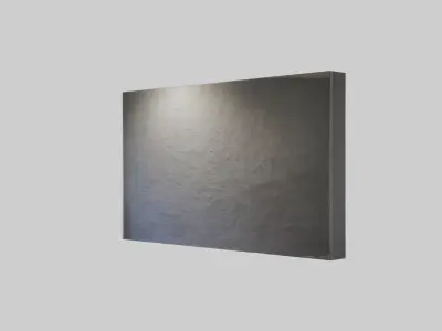 Textured Wall Murals Low-poly 3D model