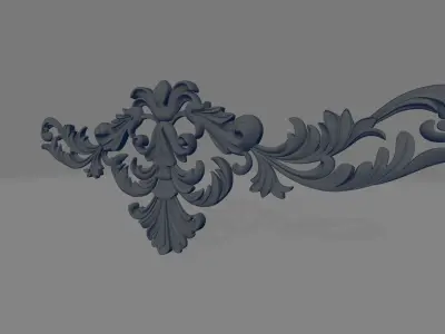central pattern 3D model purchase