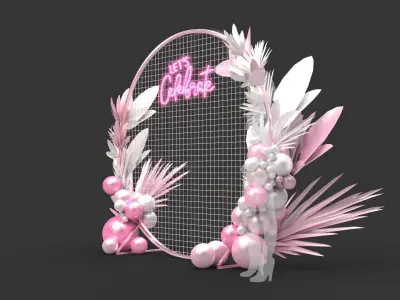 Balloon Arch 5 3D model