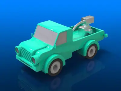 Toy Truck 3D model