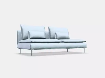 SODERHAMN 3-seat section 5 Low-poly 3D model