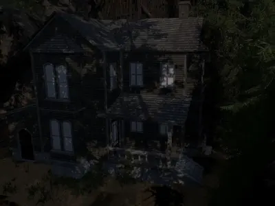 Old House Low-Poly 3D Model Free low-poly 3D model