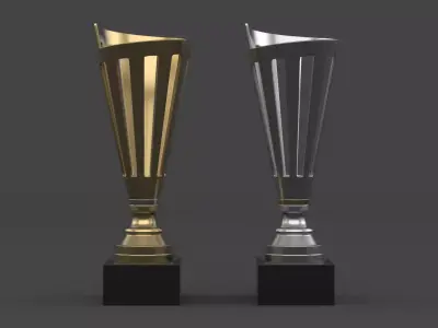 Trophy Cup 3D model 20