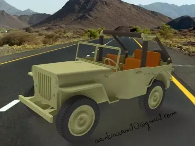 Wilis Jeep 3D model