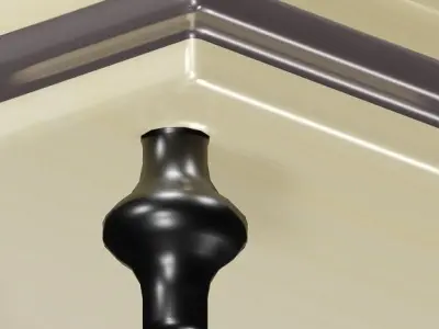 Wooden Storage Cabinet 3D model